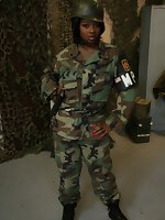 Baby Cakes has a big black booty with some serious kick ass authority! Shes a guard at Guantanamo Bay who will put down the law if you step outta line!